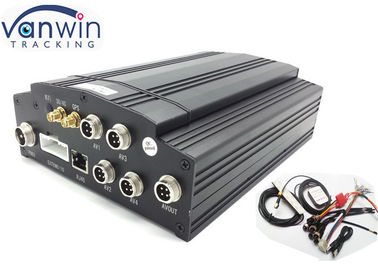 HDD Blackbox Car 4 Channel Mobile DVR H.264 Truck With Camera
