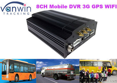 High End Hard Drive  Full HD 8CH Vehicle Blackbox DVR  with  8 Camera