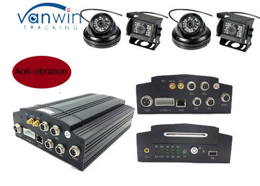 4 Cameras Video 3G Mobile DVR Recorder / Vehicle Camera DVR Support 24 hours recording