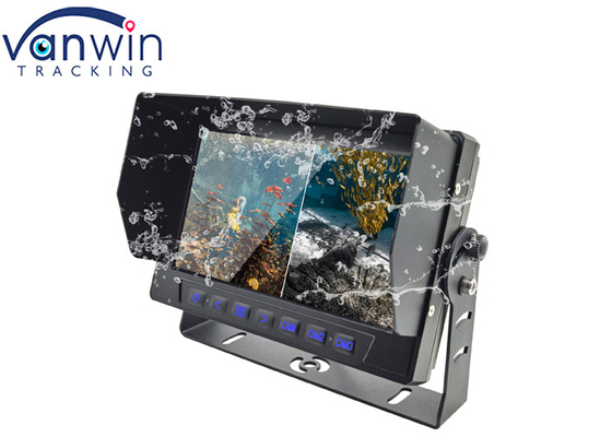 AHD Two Split Waterproof 1080P Car Monitor With IP69K7 Inch