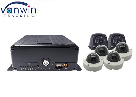 6ch 4G AHD 1080P Security Camera System HDD Mobile DVR Vehicles Fleet Management