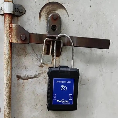 GSM 4G Safety Alarm Smart Door Lock GPS Padlock For Logistics Cargo