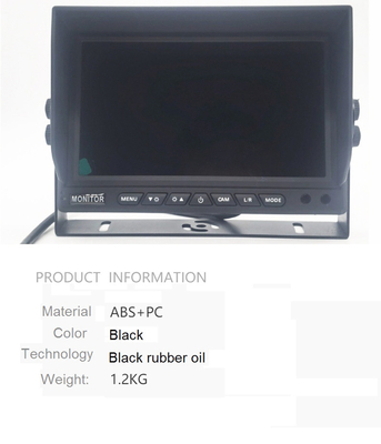 7/9/10.1 inch IPS Rear View Monitor AI Left/Right/Back Blind Spot Detection Reversing AI MDVR