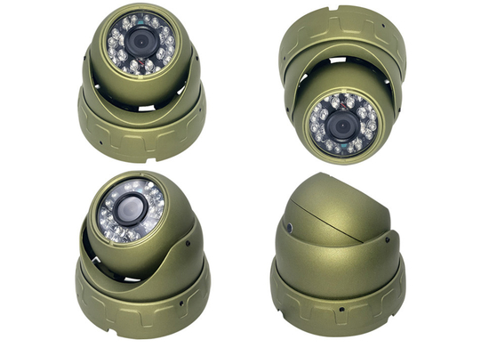 CCD 600TVL Car Dome Camera 15m IR PAL NTSC Vehicle Surveillance Camera