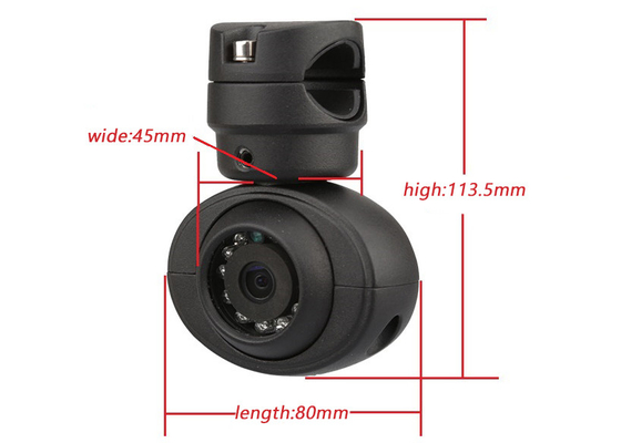 1080P Waterproof Bus Surveillance Camera Front View With Adjustable Bracket For DVR MDVR