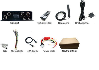 SD Card MDVR with wifi 3G 4G GPS Support 4CH Playback Mobile DVR