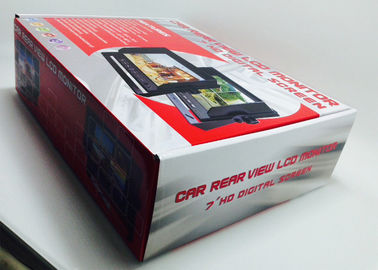 Truck Wireless 4CH Quad Car Video Monitors with Built-In Player, 4 cameras