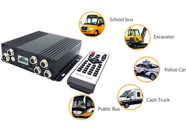 4 Channel Vehicle WI-FI Video / Audio SD Card DVR Camera System with Bus Router