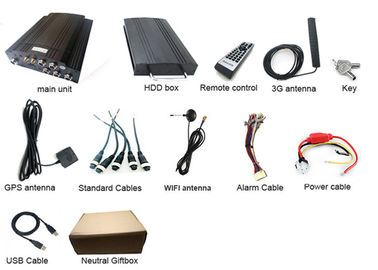 4CH / 8CH 2.5&quot; HDD 2TB WIFI black box 720P Car DVR Support G - sensor
