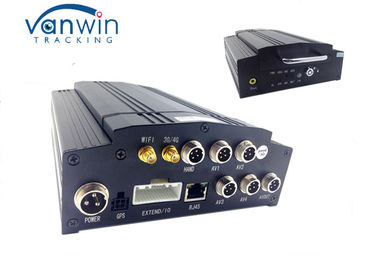 1080P WIFI 3G 4G MDVR / h.264 4 channel dvr recorder cctv 7 inch screen