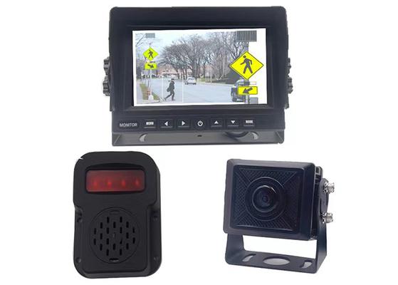 1080P HD BSD Blind Spot Detection Aid AI Camera Sound And Light Alarm With 7 Inch Monitor