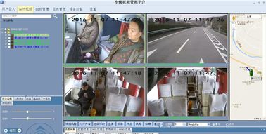 RS232 720P Car DVR HDD 3G CCTV Surveillance Camera DVR Wired System