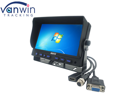 Android VGA HDMI Input AV TFT Car Monitor For HD MDVR Video Display