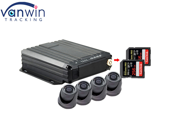 1080P 4 Channel AHD dual SD MDVR mobile vehicle dvr system