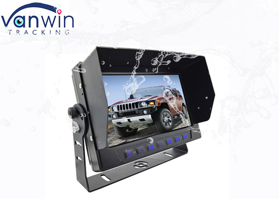 IP69 Car Waterproof TFT car Monitor With 3 Channel Video Inputs 7 Inches