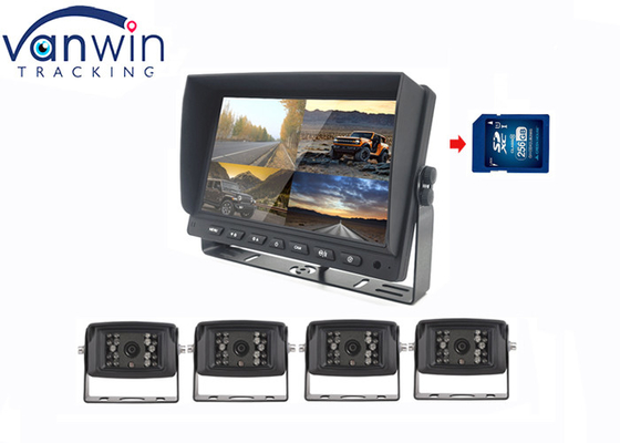 7 Inch 4ch Car Screen And Rear View Camera LCD Display Recorder For Truck RV