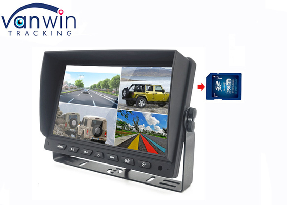 7 Inch 4ch Car Screen And Rear View Camera LCD Display Recorder For Truck RV