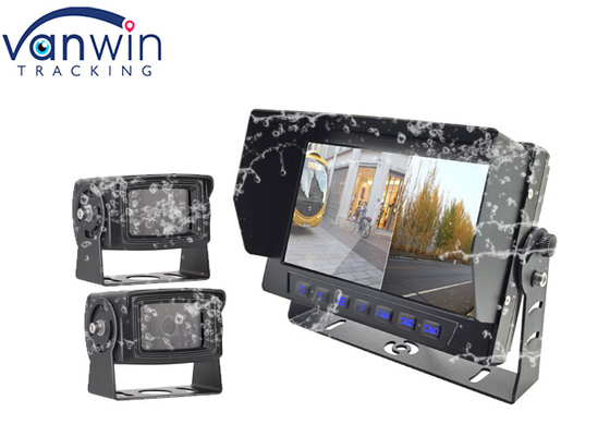 AHD Two Split Waterproof 1080P Car Monitor With IP69K7 Inch