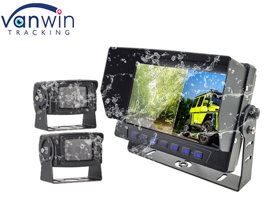 AHD Two Split Waterproof 1080P Car Monitor With IP69K7 Inch