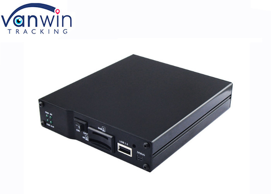 3G 4G GPS 1080P AHD SD Card 4 Channel Mobile DVR With VGA