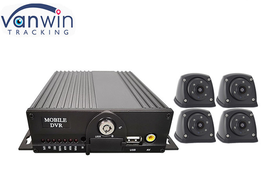 AHD 1080P 4g Dual SD card 4ch GPS mobile cctv dvr
