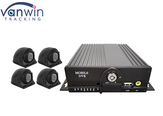 AHD 1080P 4g Dual SD card 4ch GPS mobile cctv dvr
