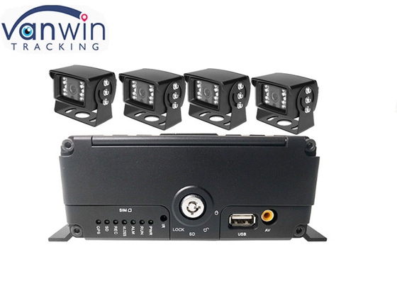 4ch 4G GPS WIFI H.265 HDD mobile car recorder dvr For Vehicles Fleet Management