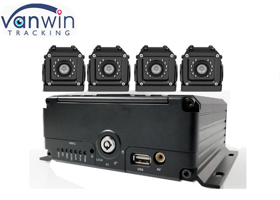 4ch 4G GPS WIFI H.265 HDD mobile car recorder dvr For Vehicles Fleet Management