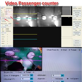 HD Video Recording 3G Mobile DVR GPS Wifi People Counter For Bus Passenger Calculation