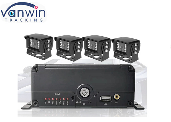 4 Channel 2.5&quot; SATA HDD 4g Gps Mdvr With Wifi Alarm Fuel Level Monitoring Cctv System