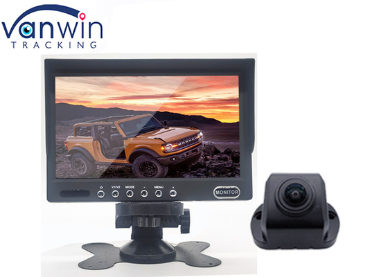 7 Inch Vehicle On Dash Backup Monitor Digital TFT LCD 2 Video Input For Mdvr Camera