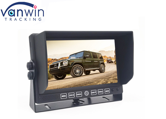 U Bracket Model 2 Channel 7inch Car Truck Monitor With Sunshade Rear View Backup