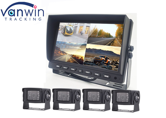 4 Channel 9 Inch Hd Car Rearview Reverse Camera With Monitor