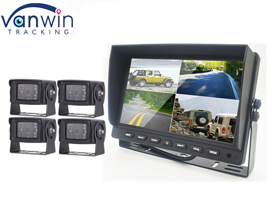 4 Channel 9 Inch Hd Car Rearview Reverse Camera With Monitor