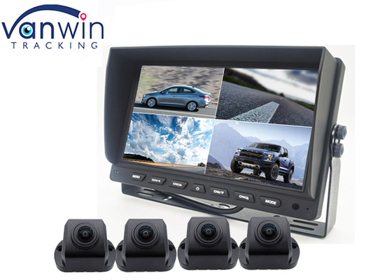 4ch Split Screen Quad Security Surveillance Recorder DVR Camera Car Monitor 10.1 Inch