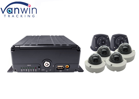 4G Live Video 6CH HDD vehicle cctv dvr GPS Tracking Device