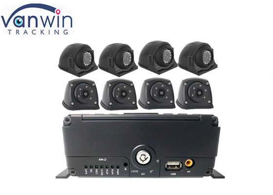 8CH HDD SSD SD Card Mobile DVR Camera System With GPS 4G WIFI Alarm