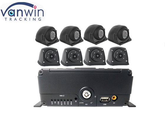 8CH HDD SSD SD Cardvehicle dvr with GPS 4G WIFI Alarm