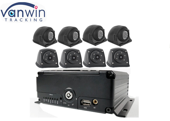8CH HDD SSD SD Cardvehicle dvr with GPS 4G WIFI Alarm