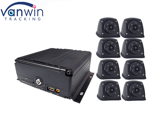 8CH HDD SSD SD Cardvehicle dvr with GPS 4G WIFI Alarm