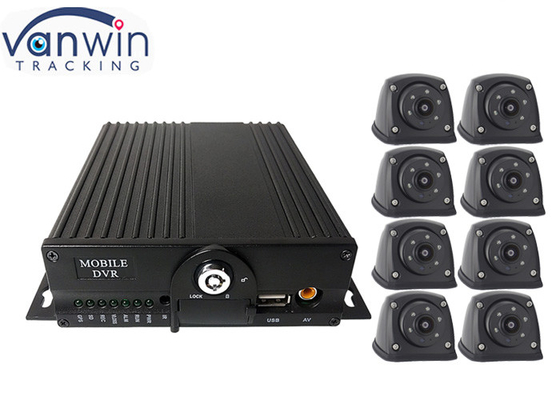 8ch Linux Automotive DVR Recorder With HDMI Output Alarm G Sensor