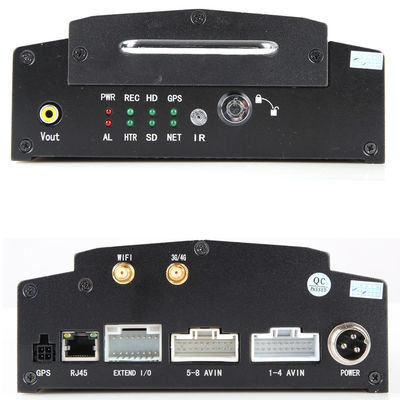 8 Channel Mobile DVR with 3G 4G GPS and 2TB HDD Support for Vehicle CCTV Monitoring