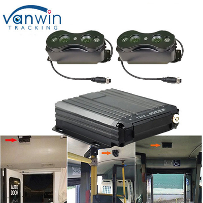 Facial Recognition Camera Type Automatic Bus Passenger Counter 4G GPS MDVR Counter