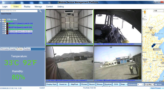 4g Online Video Gps Tracking Solution For Refrigerated Trucks Fleet Management