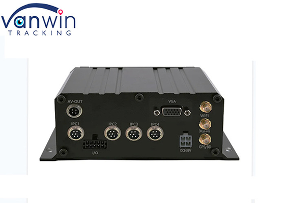 1080P MNVR GPS Tracking 4 Channel network mobile dvr for Vehicles Fleet Management