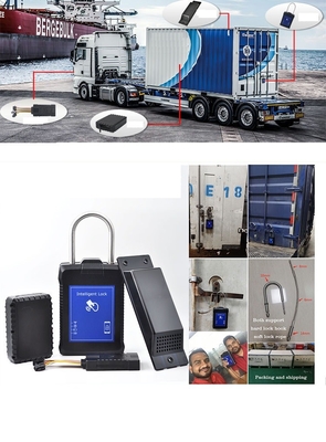 2G 3G 4G Smart E-Lock GPS Tracking Padlock For Container Cargo