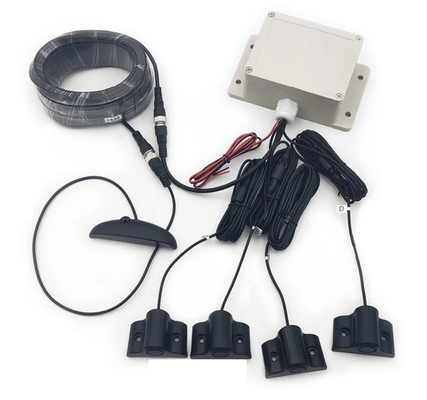 Waterproof 12V/24V Parking Sensor System With 4 Sensors For Truck / Bus