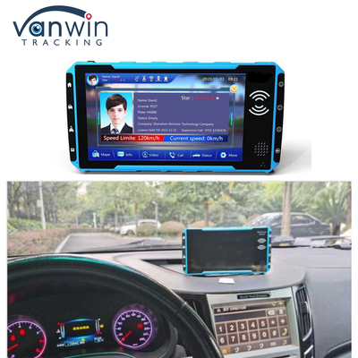 4Channels 1080P 7" Touch Monitor Mobile DVR SD Card Storage With 4G GPS WiFi