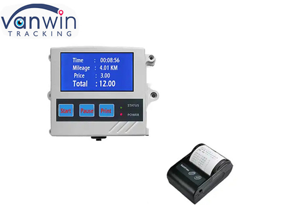 Factory customize Taximeter meter with printer for Taxi Vehicle GPS Tracker