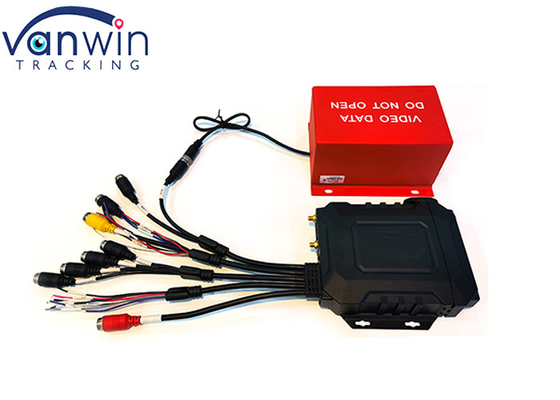 Vehicle Mobile Dvr Accessories Fireproof Waterproof Bright Red Color Protected Safe Box